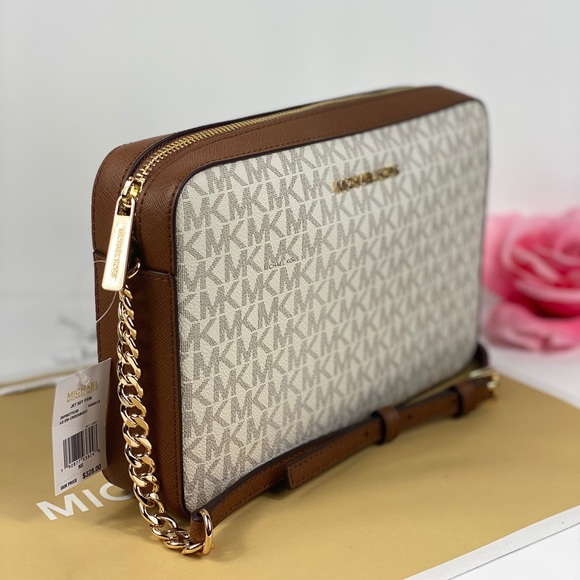 ❤️Michael Kors LG EW Crossbody Bag Vanilla - Picture 3 of 11